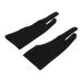 KALLORY 4pcs 2 Painting Gloves Fingerless Reduce Friction Man Black 17.5X7.8X0.2CM