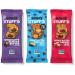 Bobo's Stuff'd Bars Filled Oat Bar's Chocolate Almond Butter Peanut Butter Chocolate Chip and Peanut Butter & Berry Jam 2.5 Oune (Pack of 6) Gluten Free Non-GMO Vegan Kosher and Soy Free. Bundled with Make Your Day Bag Clip