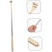 Fomiyes 4-Piece Telescopic Massage Tool - Golden Sandalwood Stainless Steel Back Scratcher for Ultimate Relief | International Shipping Available - Buy Online on GoSupps.com