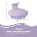 Aimike Silicone Scalp Massager Brush - Exfoliate, Cleanse, and Stimulate Hair Growth - Lilac Purple - Buy Online on GoSupps.com