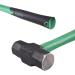 2lb Sledge Hammer & Flat Chisel with Hand Protection + Gloves - Ideal for Tile, Rock, Masonry, Concrete & Brick - Anti-Slip Handled Small Drilling Hammer - Green - Buy Online on GoSupps.com