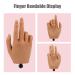 Nail Training Practice Hand with Clamp - Acrylic Technician Manicure Tool for DIY Print Practice - False Fake Hand for Best Nail Manicure - 1 Count - Buy Online on GoSupps.com