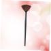 POPETPOP Makeup Brush Face Brush Makeup Blush Facial Highlighter Brush Loose Brush Fan Shaped Brush Makeup with Wooden Handle Applicator Liquid Blush Hair Fan Tricolor - Buy Online on GoSupps.com