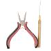 Magideal Bonding Pliers & Microring Needle Set for Hair Extensions - Model 02 | Easy Microring Application & Removal Aid - Buy Online on GoSupps.com