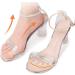 Buy SOLUSTRE Non-Slip Heel Inserts - 4 Pairs Metatarsal Pads for Foot Care | Invisible Flannel Insole Pads for Girls & Running - Buy Online on GoSupps.com