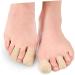 OHPHCALL 2pcs Silicone Big Toe Protectors - Toe Scuffs & Guards Set | Toe Cushion Tube for Pain Relief | Elasto Gel Breathable Sleeves - 2.6x4cm - Buy Online on GoSupps.com