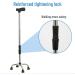 GHFTCCF Walking Crutches Elderly Walking Stick Multifunction Adjustable Walking Cane with 4-pronged Base Extra Stability Anti-Slip Crutch for Men & Women Lightweight Walking Aid Thicken 4-leg Crutch - Buy Online on GoSupps.com