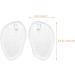 USHOBE 3 Pairs Gel Metatarsal Pads for Thong Sandals | Forefoot Cushion Inserts for Metatarsal Support | Clear Grips for Slip-Resistant Comfort - Buy Online on GoSupps.com