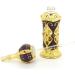 DFJOENVLDKHFE Vintage Patterned Glass Refillable Perfume Bottle Wedding Ladies Gifts (Size : Gold+Purple Color : 12ml) Gold+Purple 12ml - Buy Online on GoSupps.com
