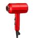 ADITAM Tourmaline Hair Dryer Salon Negative Ionic Hair Blow Dryer Dc Motor Light Weight Low Noise Hair Dryers with Diffuser & Concentrator/Red Double The Comfort