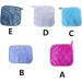 Dajidafu 10 Pieces Face Cleaning Cloth Reusable Washable Replacement Solid Color Hanging Girls Makeup Cosmetic Remover Pad Rose Red - Buy Online on GoSupps.com