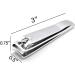 PrettyClaw Stainless Steel Nail Clipper Set - Sharp Edge Finger and Toe Nail Cutter Trimmer (Curve & Straight Edge) - Buy Online on GoSupps.com
