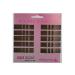 Efalock Professional Comtesse hair clips wavy brown 5 cm 1 pack (1x 100 pieces) 100 pieces (1 pack) Brown