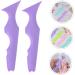 Ipetboom 2pcs Silicone Beauty Ruler Eye Shadow Birthday Crown Boy Women Eyeliner Stencils Template Board Face - Buy Online on GoSupps.com