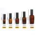Vasana 3 Amber Glass Spray Bottles - 50ml Travel Bottles for Essential Oils with Fine Fog & Anti-Dust Cap | Premium Quality - Buy Online on GoSupps.com