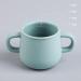 BLUE GINKGO Silicone Toddler Cup - 8oz Training Open Cup with Handles for Toddlers 1-3 | Made in Korea | Green - Buy Online on GoSupps.com