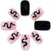 OnSaya Coffin False Nails French Pink Fake Nails Black Snake Press on Nails Full Cover Stick on Nails 24pcs for Women and Girls 1 count (Pack of 1) Multi-colored - Buy Online on GoSupps.com