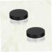 Beavorty 2Pcs travel powder container Cosmetic Powder Case Makeup Case Powder box makeup box portable 6.5X3cm Black - Buy Online on GoSupps.com