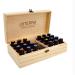 Essential oil box made of wood with 25 compartments essential oil box box wooden box for essential oils ethereal oil carrying bag aromatherapy container Storage box Organizer for essential oils fragrance oils