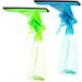 Windshield Squeegee Plastic Spray Bottles Window Cleaning Combo Squeegee for Car Glass Door Window Kitchen Green - Buy Online on GoSupps.com