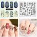 KADS Flower Nail Art Stamping Plate - DIY Manicure Template & Stencil Tools | International Shipping - Buy Online on GoSupps.com