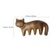 Didiseaon Cat-Shaped Wooden Massage Comb | Sandalwood Wide Tooth Scalp Comb for Men Women & Maternity - Buy Online on GoSupps.com