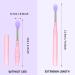 Buy Songaa Silicone Lip Brush Set (6 Pcs) - Best Lip Applicator Brushes for Gloss Mask & Cream - Mint Green Purple Dark Pink - Buy Online on GoSupps.com