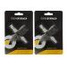 2 Pairs Tektro V-Brake Pads 63mm Brake Pads with Hex Nuts and Spacers