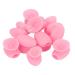 10pcs Lip Brush Covers Prevent Lost Dust Proof Lip Brush Protector Cover Silicone Lip Brush Covers and Lip Brushes for Lipsticks Lip Gloss Lip Balm and Other Cream Makeup Products Pink