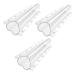Toddmomy 3pcs Vegetable Shaping Cucumbers Vegetable Forming Garden Cucumber Fruit Pizza Transparent 20x6.5cm