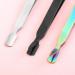 Nail Pincher Stainless Steel Nail Art C-Curve Pincher Cuticle Cutter Pusher False Nail Shaping Tweezers Multifunctional Nail Pincher Tweezers Tool for DIY Household Silver - Buy Online on GoSupps.com