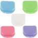 Tiuimk Green Denture Container with Holes | Portable & Durable Denture Holder for International Shipping - Buy Online on GoSupps.com