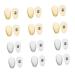 Gleavi glasses 12 pairs of glasses nose pads sunglasses-nose pads nose glasses silicone-laser-nose pads silicone-nose pad glasses pads slide-resistant nasal pads for glasses