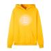 Bigfanshu in Women's Clothing Long Sleeve Print Hooded Sweatshirt Autumn&Winter Blouse Lady Tops Yellow