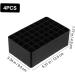 PLAFOPE Plastic Tray 4pcs Boxes Stationery Organizer 40 Slot Pen Holder Nail Cosmetics Organizer Container Chassis Brush - Buy Online on GoSupps.com