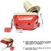 RRigo Yarn Winder - Hand Operated with 3.5 Ounce Capacity - Includes 10 Knitting Needles, 10 Plastic Needles, and Scissors - Buy Online on GoSupps.com