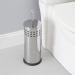 Home Basics Metal Toilet Plunger with Holder - Bathroom Apartment Essentials | Hidden Chrome Combo for Toilet Hideaway Tools - Buy Online on GoSupps.com