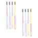 Minkissy 8st ice cream toothbrush light green lampshades toothbrush for the way toothbrush for pregnant women toothbrush for home and on the way cylinder household plastic Miss