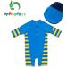 UPF 50+ Baby Boy Swimwear Set with Sun Hat | Infant Toddler Bathing Suit | Sailboat Design | 12-18 Months - Buy Online on GoSupps.com