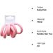 Pink Soft Jersey Hair Elastics Bobbles Bands - Set of 6 | Baby Pink 6 Count (Pack of 1) - Buy Online on GoSupps.com