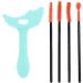 Marscara Guide Template Silicone Mascara Shield Stencil Multi-Functional Makeup Aid Tool for Daily Use Dating Night Out Green + Eyelash Brush - Buy Online on GoSupps.com