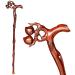 Wooden Cane Solid Walking Stick Crutch Natural Wooden Walking Stick Wood Decorated Handle Walking Stick for Men and Women. Wooden Decorative Canes and Cane for Elderly Seniors Independence