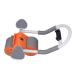 Abdomen Roller Exercise Wheel 5 Layers Automatic Rebound Metal Abdomen Roller Build Muscle Home (Orange)