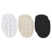 3 Pairs Massage Insole Comfortable Heel Pads Supple Shoes Heel Pads Heel Cushions for Shoes High Heel Inserts for Women High Heel Pads Flannel Half Size Pad Men and Women Universal