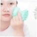 Ipetboom 1pc Three-in-one Bath Brush Face Scrubbers Face Exfoliator Brush Pore Scrubber Makeup Brushed Cleansing Shampoo Bath Scrubber for Body Scalp Shampoo Face Brush Triple Silica Gel 8.6x7cm Green - Buy Online on GoSupps.com