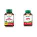 Jamieson Prostease Saw Palmetto 1 000 mg Dry Herbs & Laboratories Zinc 50 Mg 100 Count (Pack of 1) Saw Palmetto + Zinc 50 Mg 100