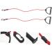 Buy 2 Pairs Pull Rope Treadmills | Home Fitness Resistance Bands with Handles | Elastic Muscle Resistance Belts - Red Latex - Buy Online on GoSupps.com