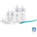 Philips Avent Newborn Gift Set - 4 Baby Bottles, 2 Nipples, Pacifier, Bottle Brush | Ages 0-12 Months+ (Model SCD838/13) - Buy Online on GoSupps.com