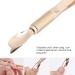 Stainless Steel Nail Pinching Clip with Nail Pusher Nail Shaping Clip Effortless Remover Nail Glue Dead Skin Sculpture Nail Art C Curve(Golden) - Buy Online on GoSupps.com
