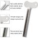 Stainless Steel Toothpaste Squeezer Tube Roller - 5 Pack Metal Presser for Hand Cream & More - Optimize Your Tubes! - Buy Online on GoSupps.com